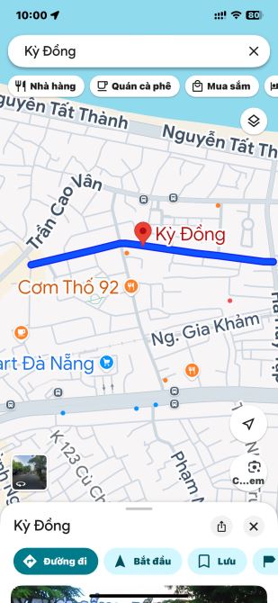 ⸻  BÁN NHÀ 3 TẦNG MẶT TIỀN KỲ ĐỒNG – THANH KHÊ – GIÁ 10.7 TỶ  Vị trí: Mặt tiền đường Kỳ Đ - 1