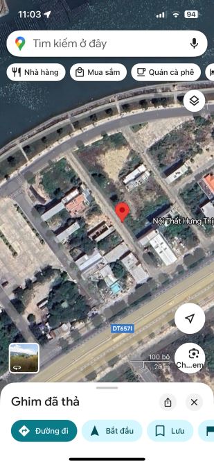 Cần bán lô đất tái định cư hòn rớ 2 sát sông 100m - 1