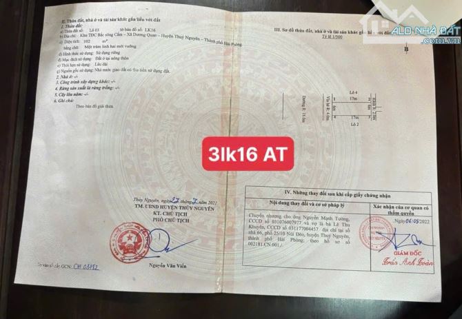 💥DUY NHẤT 1 LÔ ĐƯỜNG 26m VIEW VƯỜN HOA - TDC ÁP TRÀN - THUỶ NGUYÊN  - Dtich: 102 m2 mặt t - 1