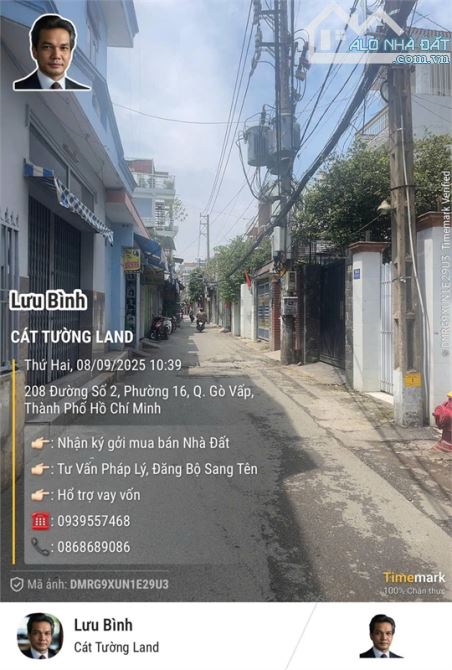 Bán nhà 4.2x28m, 2 Tầng  – Mặt tiền Đường Số 2, Phường 16, Gò Vấp – Chỉ 8.9 tỷ - 1