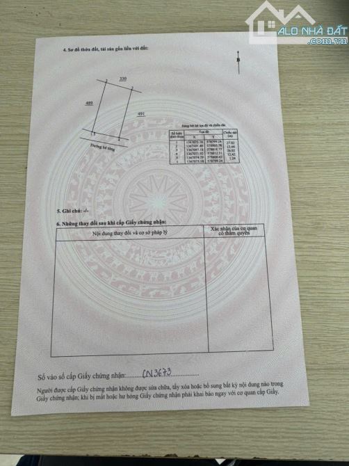 Lô biệt thự full thổ cư hàng hiếm Khánh Đông- Khánh Vĩnh 595 Triệu - Hạ giá bán nhanh - 1