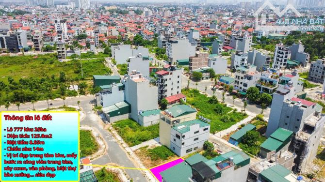 Bá,n Đất Vân Canh - Hoài Đức, 125.8m². Mặt Tiền 8.85m, Khu phân lô công đỗ cửa có vỉa hè. - 12