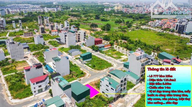 Bá,n Đất Vân Canh - Hoài Đức, 125.8m². Mặt Tiền 8.85m, Khu phân lô công đỗ cửa có vỉa hè. - 13