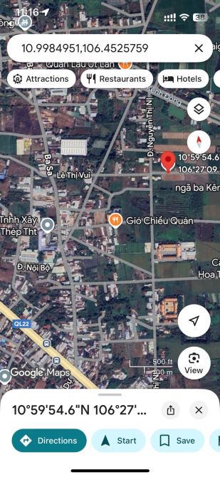Bán lô đất mặt tiền đường Lê Thị Vui, xã Phước Hiệp, Củ Chi - 2