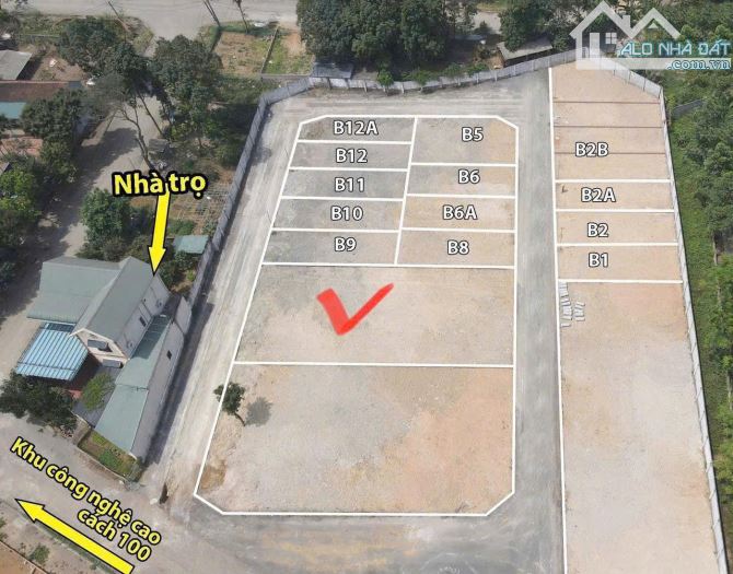 100M2, FULL ĐẤT Ở, TRUNG TÂM CNC HÒA LẠC - 2