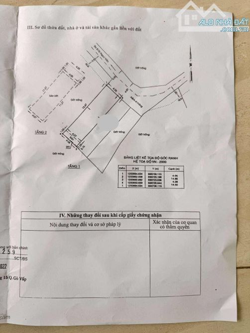 Ở Ngay: 4,65 tỷ - Nhà hxh tới cửa 60m2, 2 tầng, shr, 114/ Tô Ngọc Vân, GV - 2