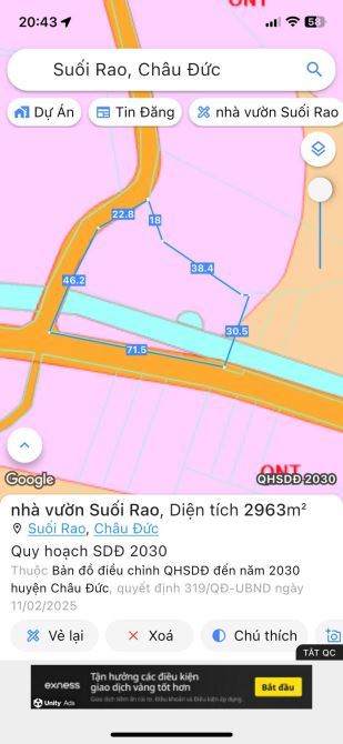 Bán căn nhà vườn góc 2 mặt tiền siêu víp Xã Xuân Sơn - Châu Đức.BRVT chủ ngộp bank - 2