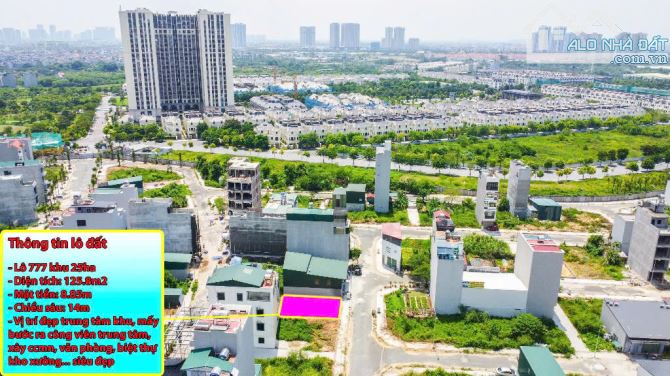 Bá,n Đất Vân Canh - Hoài Đức, 125.8m². Mặt Tiền 8.85m, Khu phân lô công đỗ cửa có vỉa hè. - 2