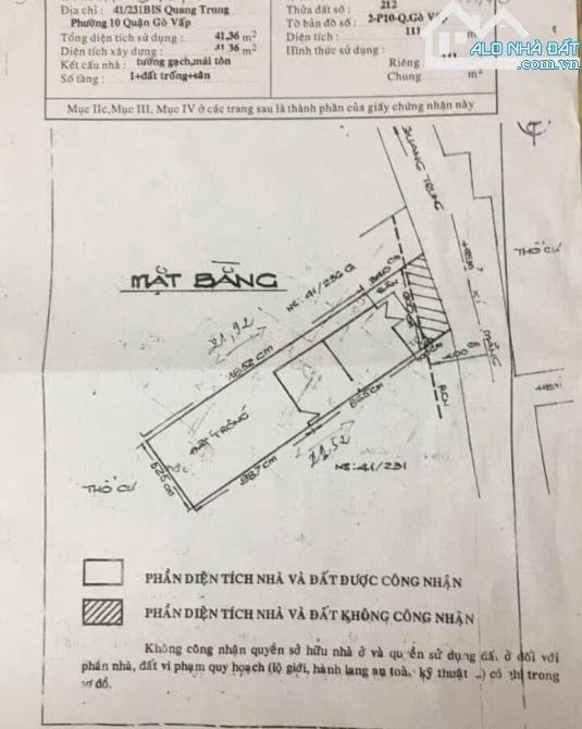 Bán nhà HXH 383 Quang trung, p10, DT 5,3x22 vuông vức. giá 8,2 tỷ tl - 2
