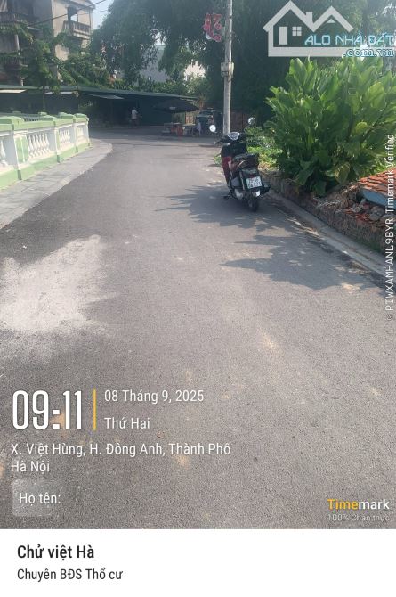Bán 67m đất view hồ điều hìa thôn Gia Lộc Việt Hùng Đông Anh Hà Nội - 2