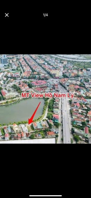 Lô đất mặt tiền View hồ Nam Lý, TP Đồng Hới - 2