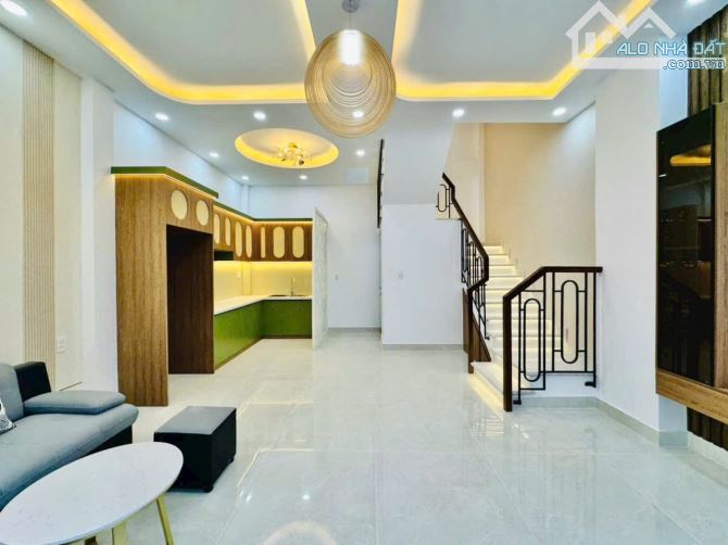 Bán nhà xây mới 100% hẻm 3,5m đường Nguyễn Tư Giản, P.12, 5 x 9, 4 tầng giá 5.85 tỷ tl - 2