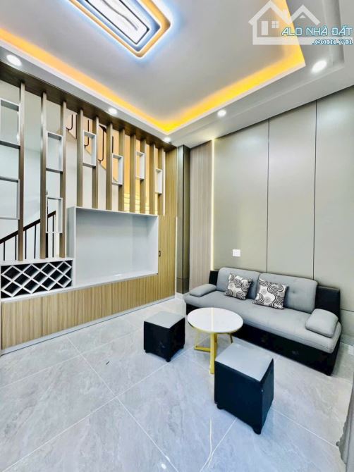 Bán nhà xây mới 100% hẻm 3,5m đường Nguyễn Tư Giản, P12, 8 x 7m, 4 tầng giá 6.35 tỷ tl - 2