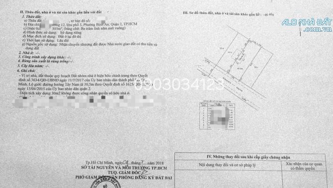 Chủ gửi Bán Đất biệt thự khu TRẦN NÃO QUẬN 2 full thổ cư mặt tiền đường 10.5M Giá Tốt - 3
