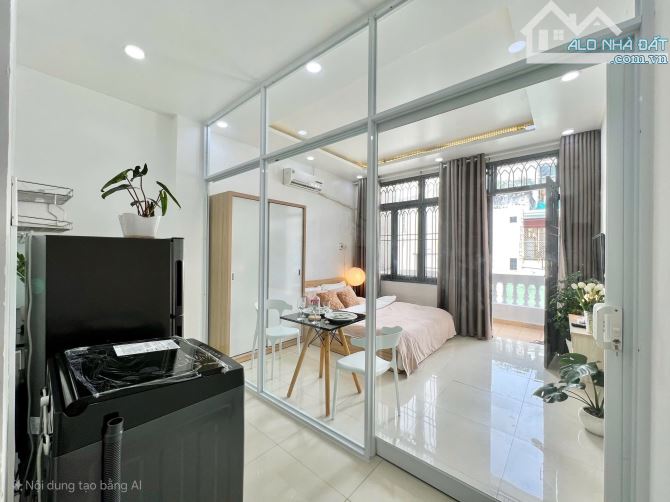 CĂN HỘ TÁCH BẾP FULL NỘI THẤT CỬA  KÍNH BAN CÔNG QUẬN 10 - 3