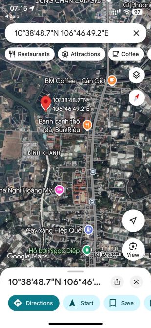 Bán lô đất Trần Quang Quờn, Bình Khánh, Cần Giờ 1.35tỷ - 3