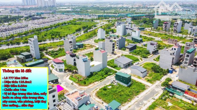 Bá,n Đất Vân Canh - Hoài Đức, 125.8m². Mặt Tiền 8.85m, Khu phân lô công đỗ cửa có vỉa hè. - 3