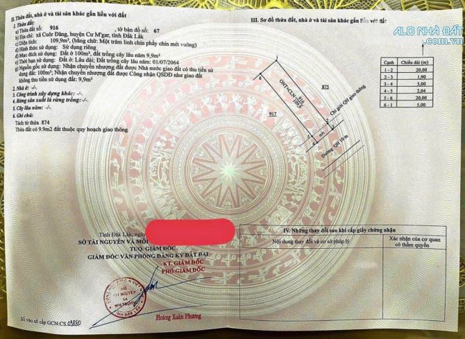 Đất Quốc Lộ 14 xã Cuor Đăng hạ từ 350 còn 315 triệu - 3