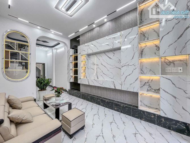 nhà xây mới 1 trệt 1 lầu hẻm 36 đường hoàng quốc việt, hẻm 5m, giá bán chỉ - 3