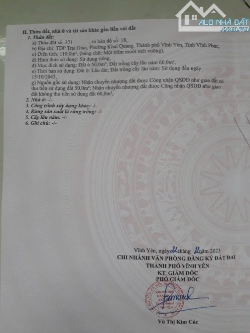 Bán ô góc đất trục chính ngõ 16 đường Nguyễn Tất Thành, Khai Quang, Vĩnh Yên. - 3