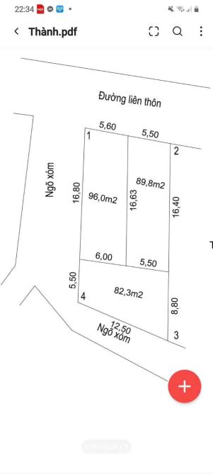 96M Lô góc trục chính tại Tân Tiến, Chỉ 2,45 tỉ - 4