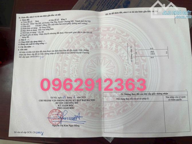 🔥 BÁN ĐẤT ĐẸP – VĂN MỸ, TRẦN PHÚ, HÀ NỘI, 120M2 ĐẤT Ở 🔥 - 4