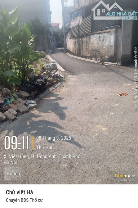 Bán 67m đất view hồ điều hìa thôn Gia Lộc Việt Hùng Đông Anh Hà Nội - 4