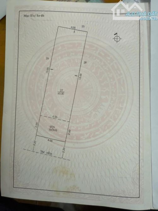 NHÀ 2 TẦNG 1XẸC THOẠI NGỌC HẦU QUẬN TÂN PHÚ 3P.NGỈ HẺM 4M DT 4X15 60M² GIÁ CHỈ 4,25TỎI - 4