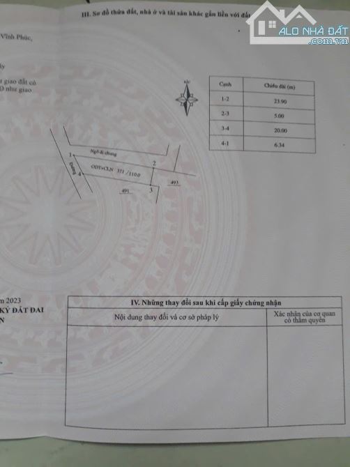 Bán ô góc đất trục chính ngõ 16 đường Nguyễn Tất Thành, Khai Quang, Vĩnh Yên. - 4