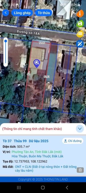 🔥BÁN ĐẤT TẶNG NHÀ MẶT TIỀN ĐƯỜNG 18A HOÀ THUẬN (ĐẠT LÝ) PHƯỜNG TÂN AN ĐĂK LĂK. - 4