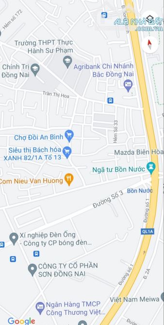 BÁN 2 LÔ ĐẤT P.AN BÌNH, SỔ HỒNG RIÊNG THỔ CƯ, ĐƯỜNG RỘNG 5m - 4