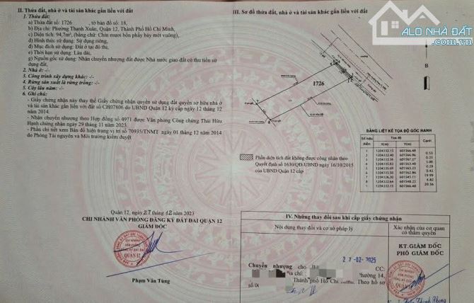 Bán lô đất giâ rẻ 98m², sổ riêng, Thạnh Xuân 43, Quận 12 - 5
