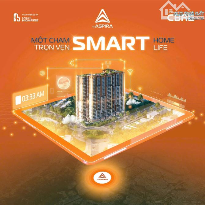 SIÊU PHẨM THE ASPIRA,CĂN HỘ SMART HOME CHUẨN QUỐC TẾ, GIÁ CHỈ TỪ 1,85 TỶ - 5