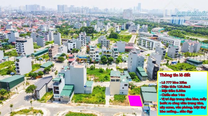 Bá,n Đất Vân Canh - Hoài Đức, 125.8m². Mặt Tiền 8.85m, Khu phân lô công đỗ cửa có vỉa hè. - 7