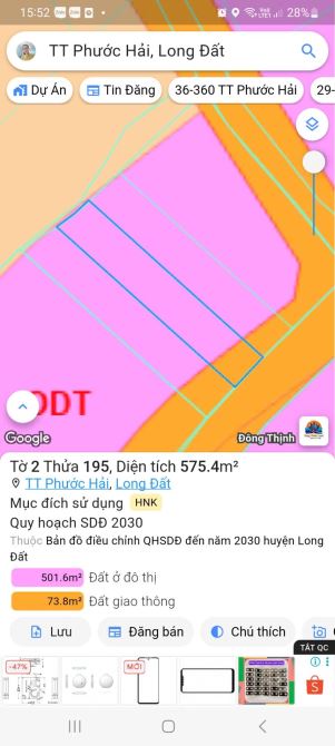 BÁN ĐẤT XÃ PHƯỚC HẢI - TP HỒ CHÍ MINH; VIEW NÚI MINH ĐẠM - CÁCH BIỂN 4KM  📐2 LÔ LIÊN KE. - 8