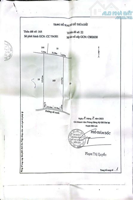 1030m2 đất vườn giá 850 triệu vew kênh thạnh hoà Bến Lức Long An được lên thổ giá rẻ - 8