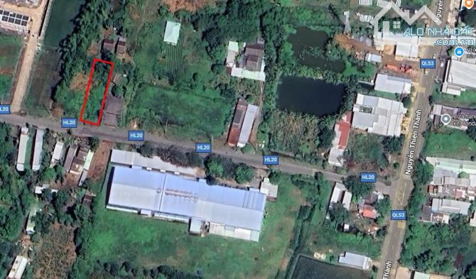 Đất mặt tiền huyện lộ 20 xã Long Sơn Cầu Ngang Trà Vinh cũ.