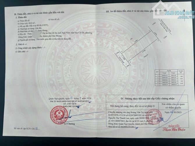 BÁN ĐẤT MẶT ĐƯỜNG ĐÔI LÔ 27 ĐƯỜNG LÊ HỒNG PHONG