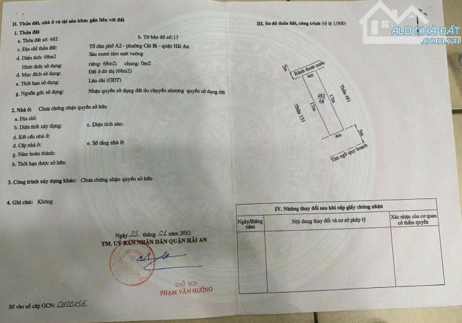 Bán đất mặt ngõ 110 Nguyễn Văn Hới, Đằng Lâm, Hải An