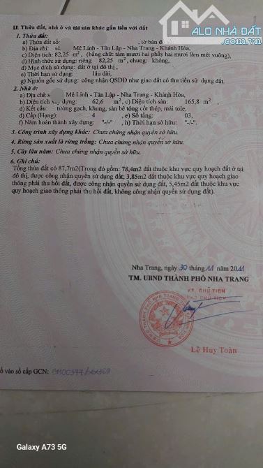 Nhà MÊ LINH xây 3 tầng * 82mv P. NHA TRANG - Sổ hoàn công, cách biền chỉ 700m