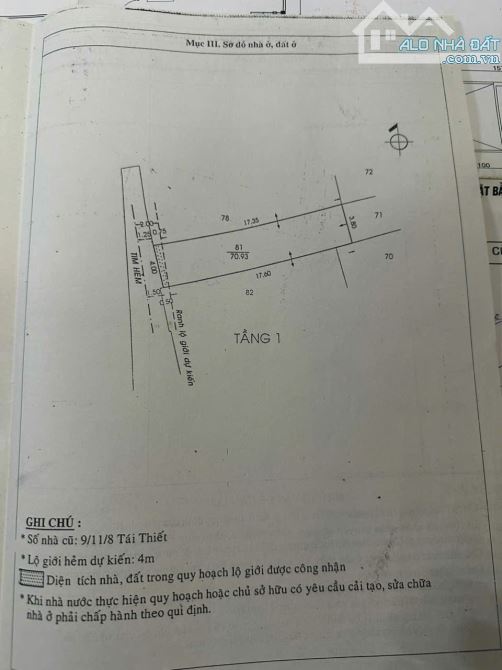 Bán nhà hẻm 3.5m Võ Thành Trang, 4x18m, 1 lầu, 71m2 giá chỉ 5.69 tỷ
