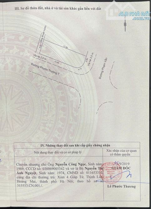 📌📌📌LÀM VIỆC TRỰC TIẾP GIÁ TỐT !!!🔶lô góc phạm vấn và phước trường 7