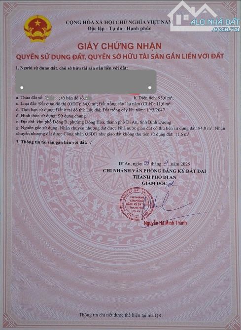 Bán nhà cấp 4 cách đường Nguyễn Bính 100m p.Đông Hòa Tp.Dĩ An chỉ 3ty590 TL M6378 - 11