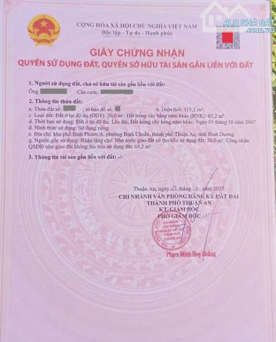 Bán lô góc 6.1x19.4m, hẻm Lê Thị Trung p. Bình Chuẩn - 1