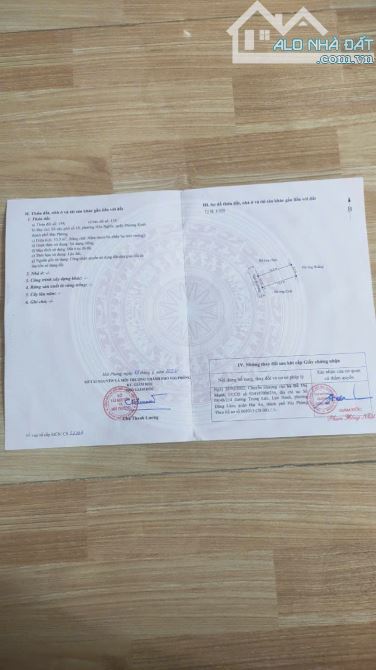 Lô đất rẻ đẹp 53,5 m2 ngang 4,3m tại Tư Thuỷ,Hoà Nghĩa ngõ trải nhựa,ô tô đỗ trước đất . - 1