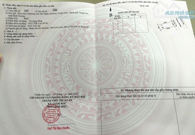 Bán nhà 1T2L 5x16m, đường số 3 KDC Đại Ngàn p. Thuận Giao gần chợ 185 - 1