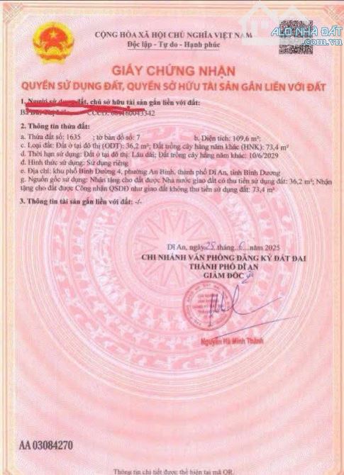 Lô đất 104m² hẻm 5m – Giáp Linh Xuân Thủ Đức – Chỉ 2,65 tỷ - 1