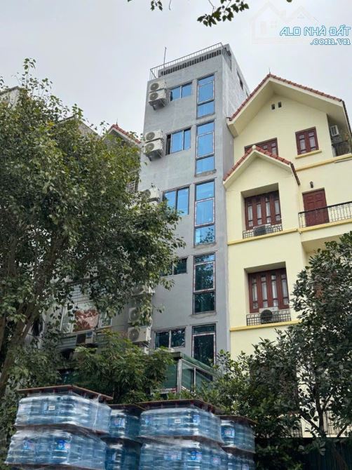 TOÀ NHÀ VĂN PHÒNG 8 TẦNG 60m MT 4.5m  MỚI XÂY Ô TÔ TRÁNH 2 MẶT THOÁNG VỈA HÈ 28 TỶ - 1