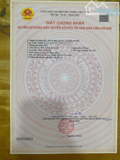 Đất Nam Hùng Vương DT(4,5x22m) CN 100m2. - 7
