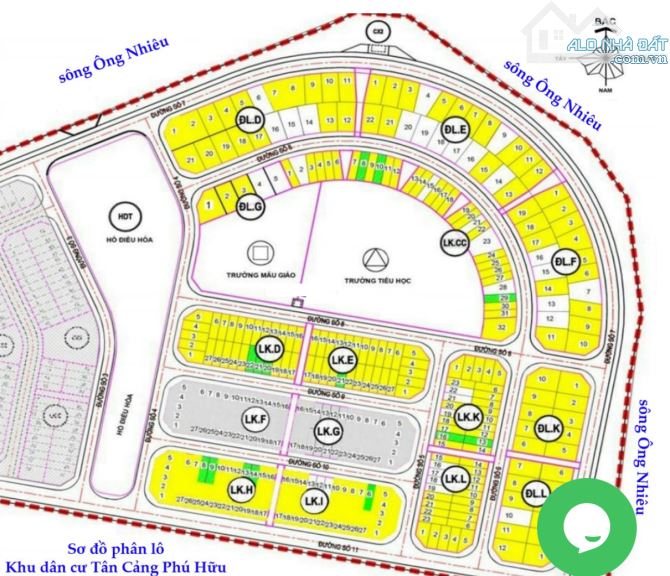 BÁN ĐẤT KDC TÂN CẢNG -PHÚ HỮU Q.9 GIÁ 4 TỶ /LÔ - 2